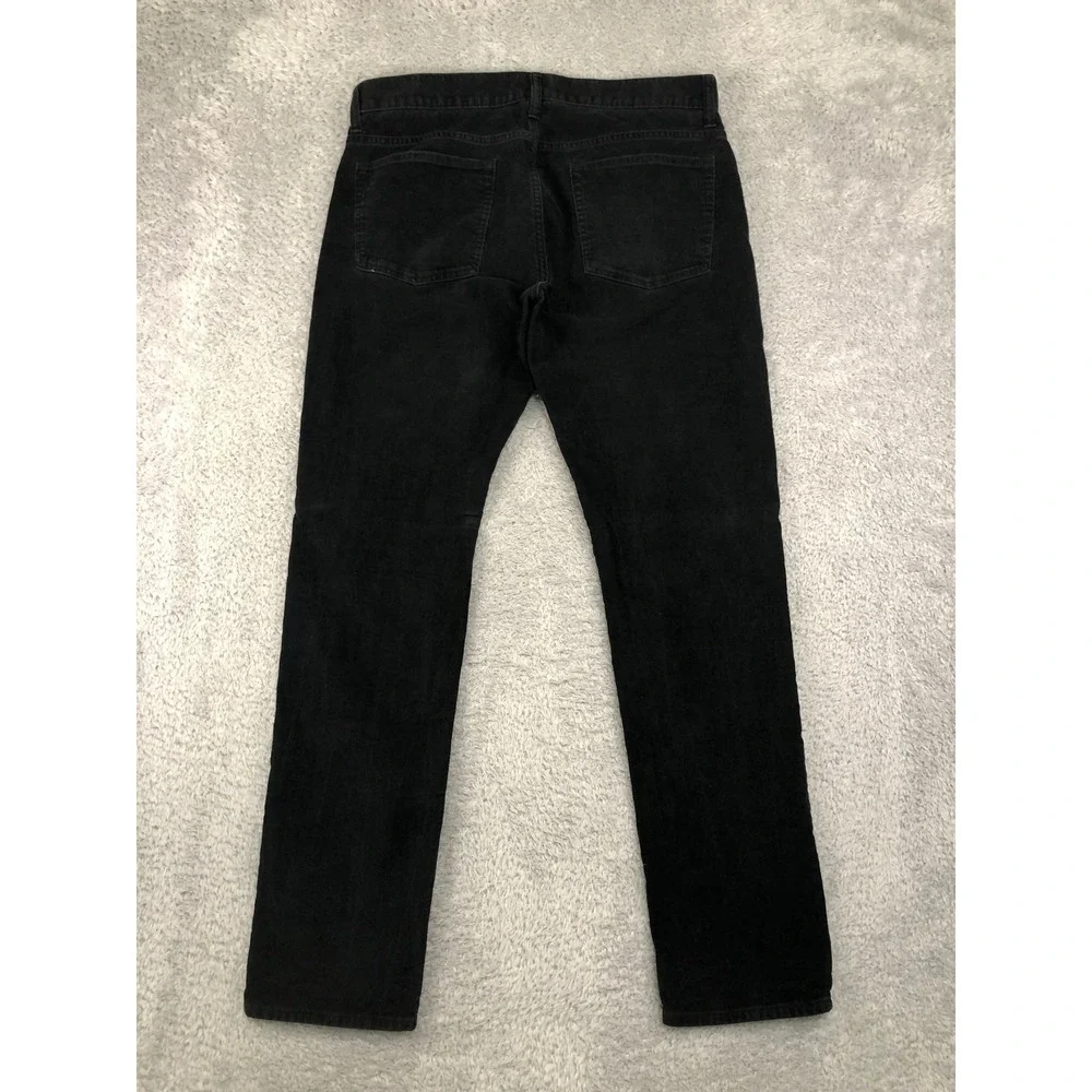 J.Crew Corduroy Pants Mens 32x32 Black 484 Slim Fit